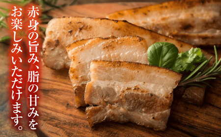 放牧豚 ベーコンブロック 計360g（180g×2） 無添加 無塩せき 発色剤不使用 北海道 [AXBA112]