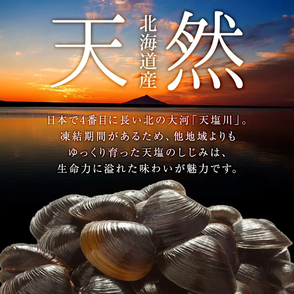 しじみ潮汁12食入り（4パック）＜天塩の國＞