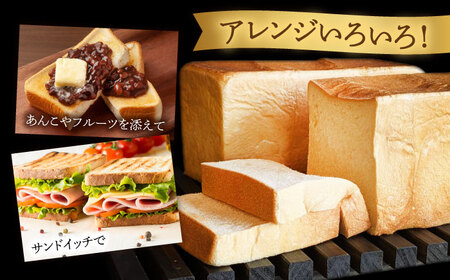 【6回定期便】【国産小麦100%】  食パン 2斤 1本 / 高級食パン 邑居謹製 パン 食パン / 南島原市 / sugar man's cafe[SEU011]