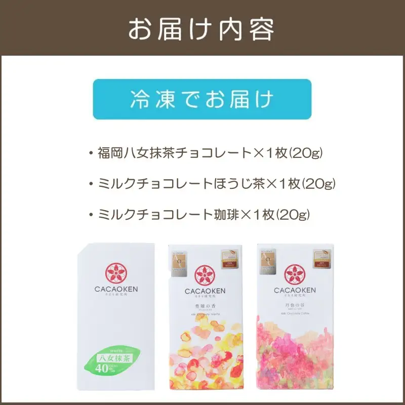 カカオ研究所 茶葉のチョコセット【A5-523】