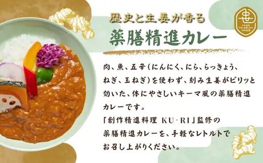 歴史と生姜が香る 薬膳精進カレー ５個