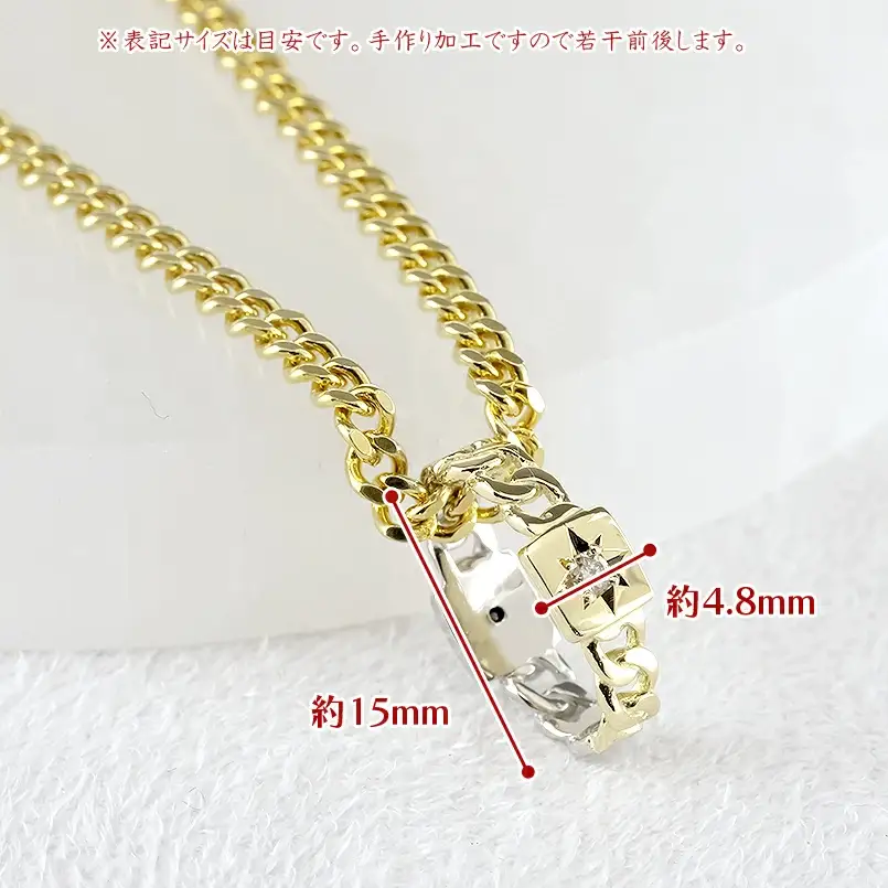 18金 プラチナ ペンダントトップ 18k ネックレス メンズ ダイヤモンド 喜平 ゴールド お守り ブラックダイヤモンド イエローゴールドK18 pt900 コンビ ジュエリー シンプル 人気240912200ypcm SWAA272