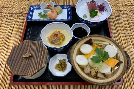 AJ431 元祖 具雑煮 姫松屋 ペアお食事券 竹コース  [長崎県 島原市]
