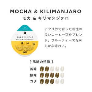 コーヒー カプセル 12P×3箱 UCC モカ&キリマンジァロ DPMK002 DRIP POD専用 ドリップポッド 専用カプセル フルーティー なめらかな味わい 静岡県 富士市 [sf103-007]