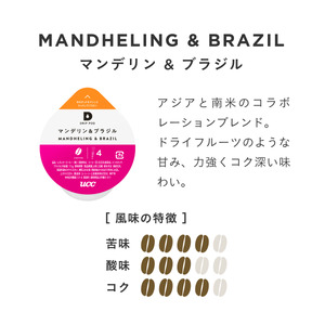 コーヒー カプセル 12P×3箱 UCC マンデリン&ブラジル DPMB002 DRIP POD専用 ドリップポッド 専用カプセル ドライフルーツのような甘み 力強くコク深い味わい 静岡県 富士市 [sf103-013]