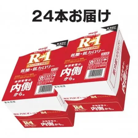 【毎月定期便】明治R-1 ドリンク 低糖低カロリー 24本全6回_明治 R-1 ドリンク 定期便_【配送不可地域：離島】【4071163】
