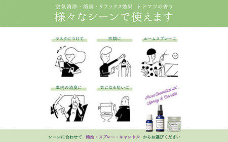 ニセコトドマツスプレー Room & Fabric Spray ニセコの森セット100ml×3種【20025】
