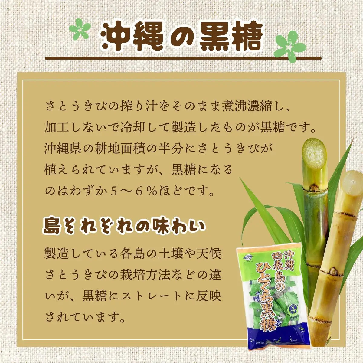 うちなーむん 黒糖本舗垣乃花 西表島産 沖縄のひとくち黒糖 80g 10パック  国産 一口 湿気に強い個包装