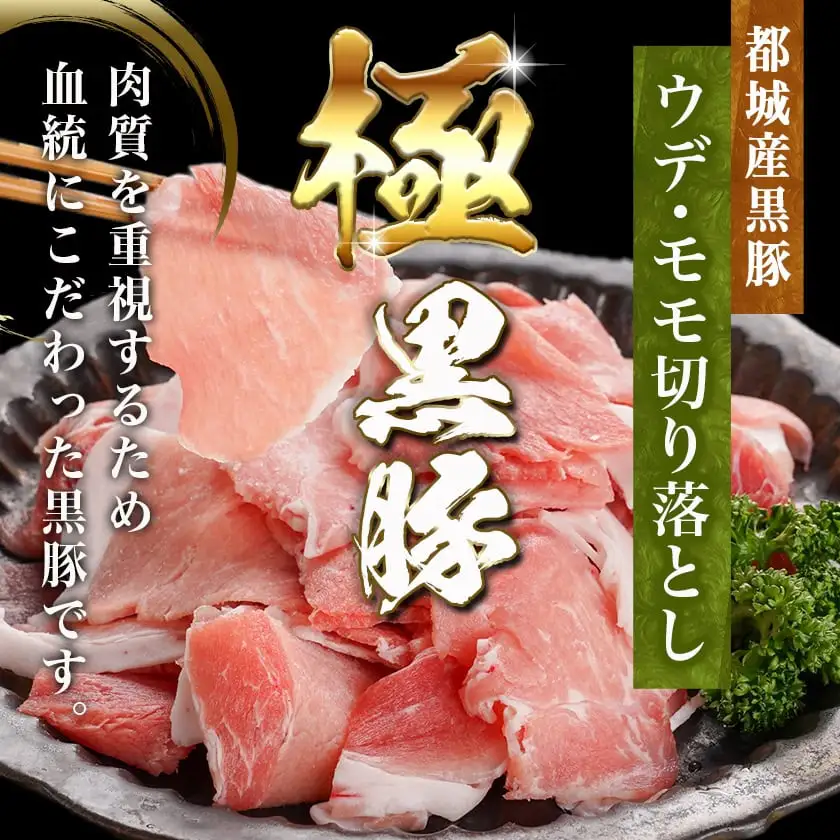 黒豚ウデ・モモ切り落とし1.5kg〔AA-N401〕