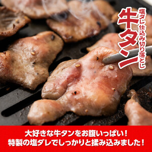 牛タン塩ダレ仕込み切り落とし3kg（500g×6パック）【配送不可：離島】 牛タン