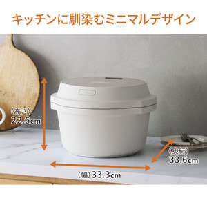 パナソニック オートクッカー ビストロ 自動調理なべ 4.2L NF-AC700-H ライトグレージュ