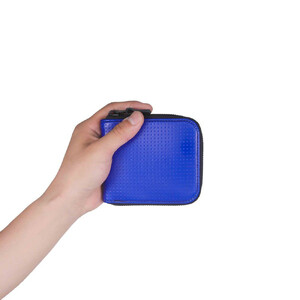 折財布/ ブルー M026