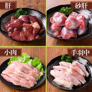 鹿児島県産若鶏焼肉セット(6種・合計4.2kg) 国産 鶏肉 鳥肉 肉 若鶏 お肉 もも肉 モモ肉 砂肝 肝 手羽中 肩肉 チキン チキンリブ セット 詰め合わせ 焼き肉 焼肉 やきにく 小分け 冷凍 真空パック 食べ比べ 【TRINITY】_y548