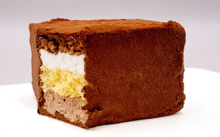 【6回定期便】長与の石畳ケーキ 1個 / チョコレートケーキ ケーキ 冷凍 スイーツ / 長与町 / CAKE SHOP FAVORI[EBV055] 