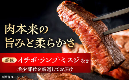 【全12回定期便】瀬戸山麓和牛希少部位ステーキセット500g以上 / 牛肉 お肉 国産 冷凍 [BBBQ105]