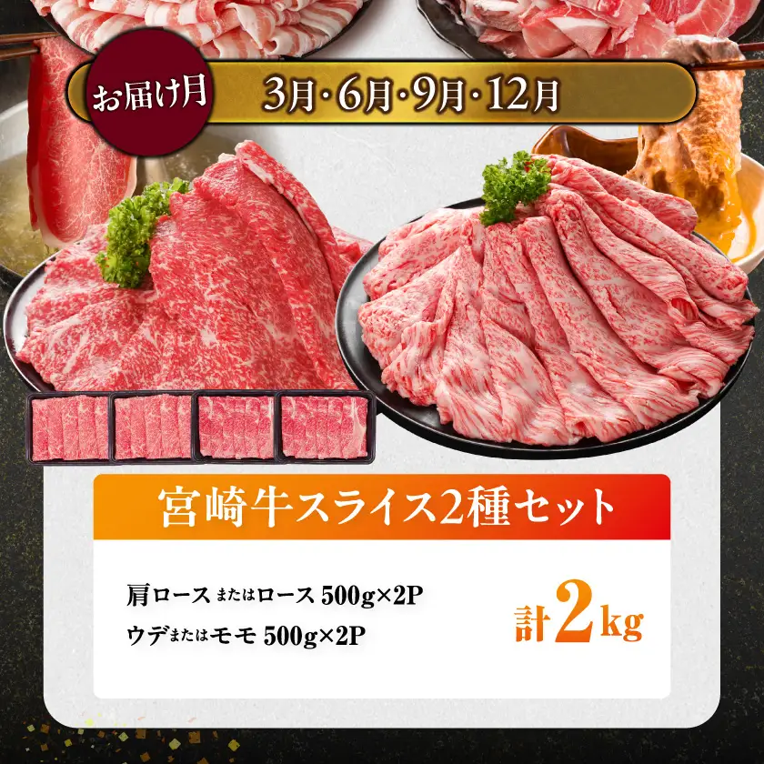 ≪3回連続お届け≫とにかくお肉大好き!宮崎牛と宮崎県産豚定期便L(総重量8.2kg)〔T84-3-N201〕_(都城市) 宮崎県産 牛肉 宮崎牛 豚肉 しゃぶしゃぶ すき焼き 焼肉 バラ 肩ロース ロース ウデ モモ