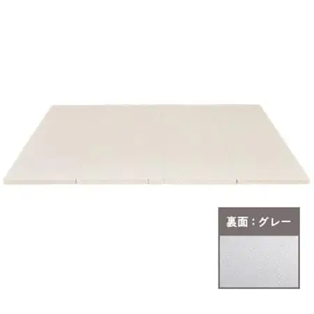popomi 抗菌プレイマットCLEAN　ベージュ　140×200×4cm【1653072】