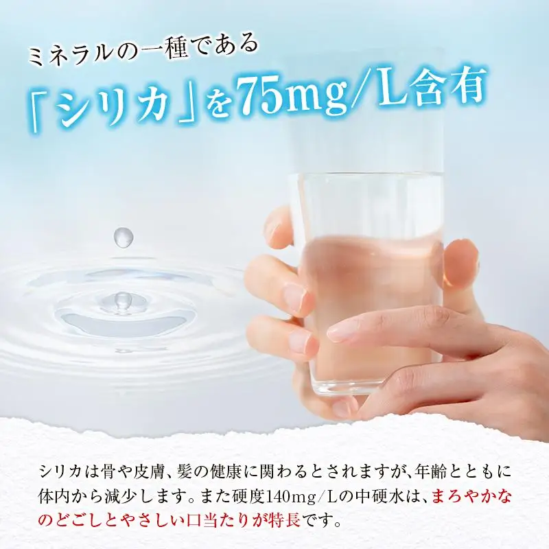 【定期便】 シリカ 天然水 霧島のおいしい水 2L 6本 10回 中硬水 ミネラルウォーター シリカ水 ケイ素 常温保存 備蓄 防災 宮崎県