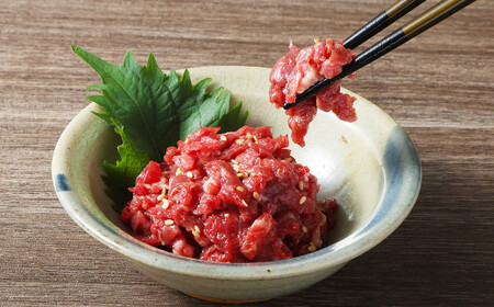 【6ヶ月 定期便】馬肉 さくらユッケ 250g（50g ×5）合計 1.5kg 熊本 桜ユッケ ユッケ 馬 馬ユッケ くまもと 小分け 赤身 国産