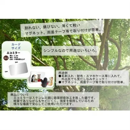 割れない鏡エコミラーやっぷ～(スノーボードバージョン、祭りバージョン)2枚セット【1647120】
