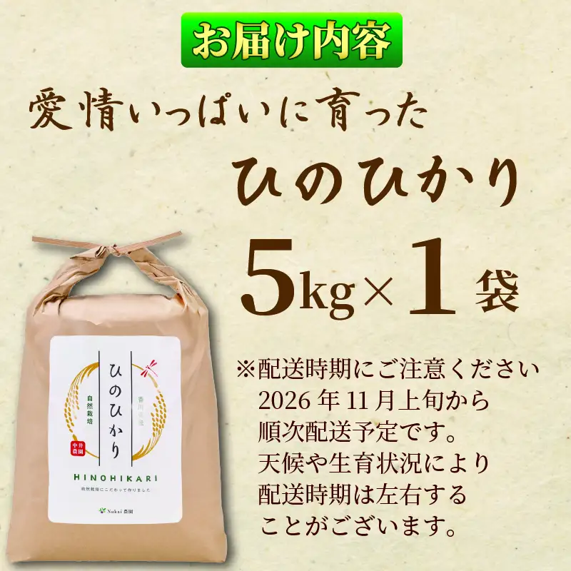 R8 新米 ヒノヒカリ 米 5kg  【ひのひかり】
