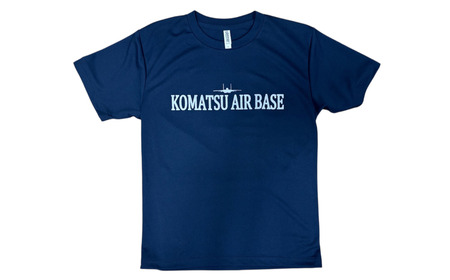 小松基地ドライTシャツ ネイビー（Sサイズ）小松基地 自衛隊 Tシャツ