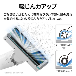 U129　SHARP ステーションタイプ コードレススティック掃除機 EC-WR2-W（ホワイト系）【シャープ 電化製品 家電 生活家電 コードレス スティック クリーナー 掃除機 紙パック ステーション 新生活 正規品 大阪府 八尾市 返礼品】