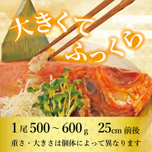 金目鯛 煮付け 姿煮  2尾 国産 金目鯛