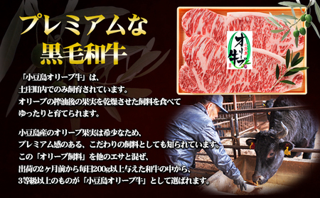 【 小豆島 】小豆島オリーブ牛 サーロインステーキ(180g×2枚) 牛肉 お肉 