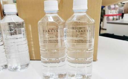 【2ヶ月定期便】 竹田の水 「 竹田湧水 」 計48本 （500ml×24本セット）×2回