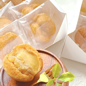 【自家用】焦がしバターのりんごフィナンシェ4個入