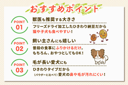 犬用 チーズ入り納豆ふりかけ（たっぷりサイズ）100g×4個 計400g  ペット