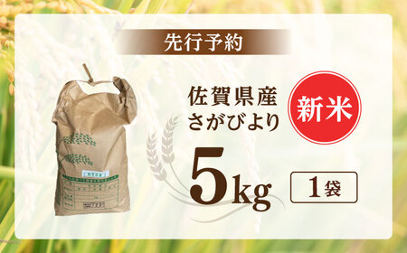 令和7年産 さがびより5kg 白米 / 佐賀県 / 有限会社中島商店 [41AGAC007]