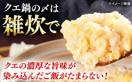 【全6回定期便】対馬産 クエ ぶつ切り 900g 鍋用スープ付《対馬市》【島本水産】高級魚 新鮮 肉厚 本格的 海鮮 鍋セット フライ 煮付け アラ[WBI016]