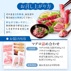 マグロ詰め合わせ【配送不可：沖縄県・その他離島】