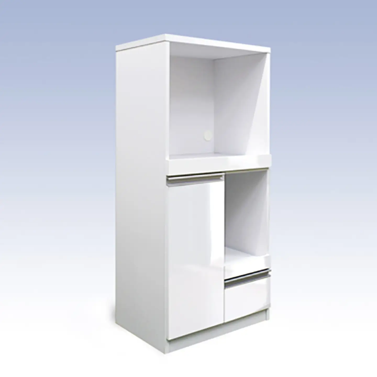 60レンジ台 クオーネ（白）【諸富家具】：C103-010