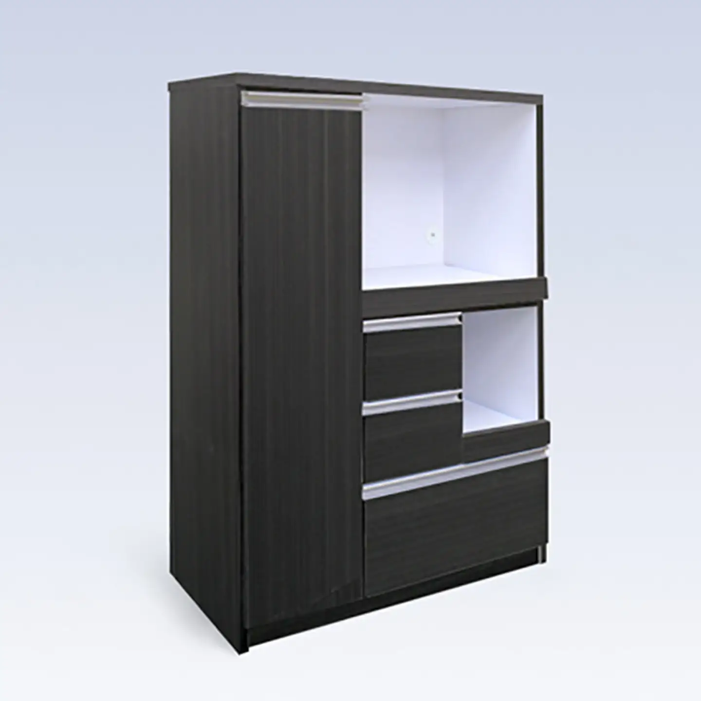 90レンジ台 クオーネ（DB）【諸富家具】：C139-005