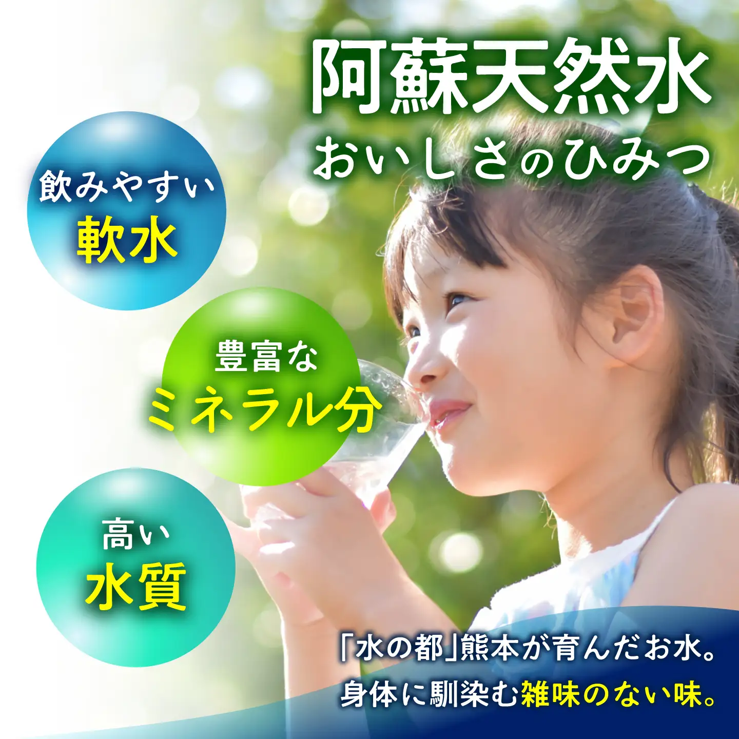 熊本 阿蘇山天然水 500ml × 24本 2ケース（計48本） 天然水 水 ミネラルウォーター 保存 2年 【丸富産業株式会社】[AYDB003]