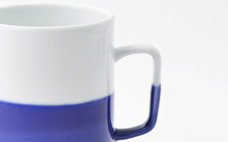 【陶器市特集】【波佐見焼】【essence】dip mug 〈M〉 ブルー 2点セット マグカップ【西海陶器】[OA463]