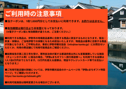 1856 伊勢eまちギフト～旅行周遊券～　3,000円分  伊勢 伊勢志摩 旅行券 クーポン 旅行 宿泊券 周遊券 トラベル チケット おすすめ 遊ぶ 食べる 泊まる 観光 三重県