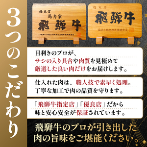 馬力家超ハンバーグ　10個【0110-019】 飛騨牛