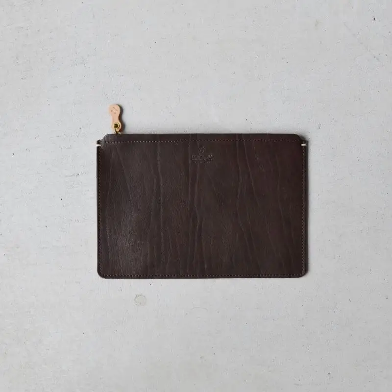 Teha’amana Square pouch L テハマナ スクエアポーチ L ベーシック ブラウン