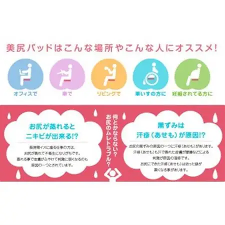 美尻パッド リッチブラック【1656209】