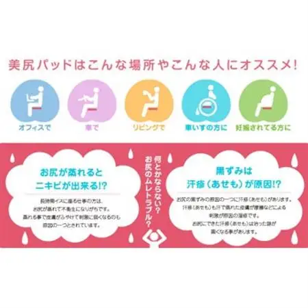 美尻パッド　スカイブルー【1656212】