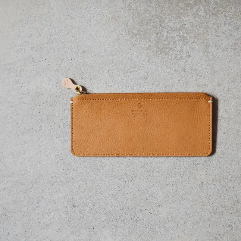 Teha’amana Square pencase Basic テハマナ スクエアペンケース　ベーシック ブラウン
