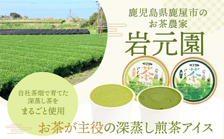 お茶 農家 の 深蒸し茶 アイス（ 濃・薄 各3個 計6個 ） KN166-001-01 菓子 茶