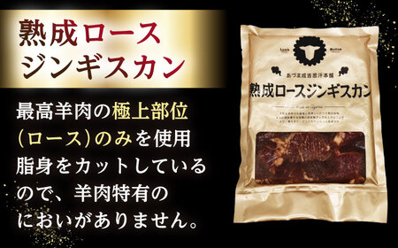 【隔月全2回定期便】ジンギスカン2種セット 計1.2kg（あづまジンギスカン400gx1・熟成ロース400gx2）【Aセット】《厚真町》【有限会社市原精肉店】 ジンギスカン 羊肉 マトン ロース 焼肉用 味付き 小分け 冷凍配送 北海道 [AXAA034]