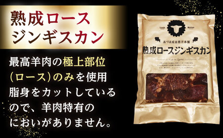 【隔月全6回定期便】ジンギスカン2種セット 計3.6kg（あづまジンギスカン400gx5・熟成ロース400gx4）【Cセット】《厚真町》【有限会社市原精肉店】 ジンギスカン 羊肉 マトン ロース 焼肉用 味付き 小分け 冷凍配送 北海道 [AXAA042]