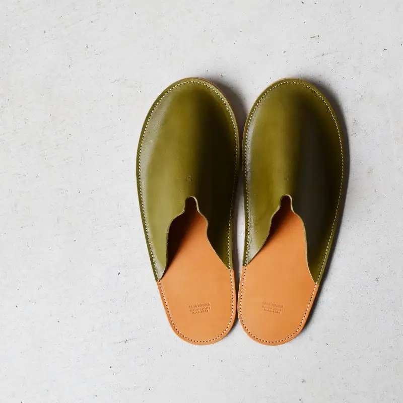 Teha’amana Slipper Basic L テハマナ スリッパ ベーシック L ブラック 革 皮 雑貨 おしゃれ レザー 本革 こだわりの逸品 地域特産品 ギフト 自分用