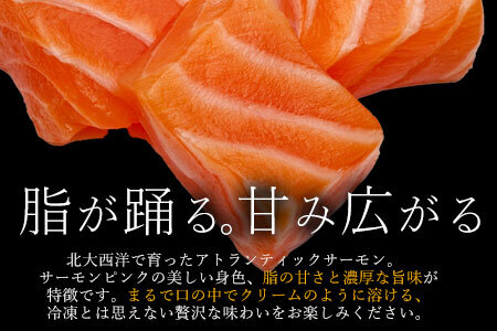 毎月お届け3回 アトランティックサーモン　1kg